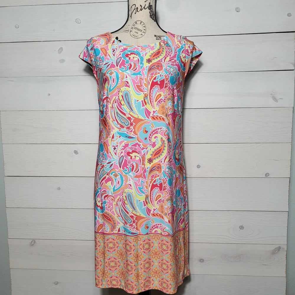 NWT Madison Leigh Dress Whimsy Coastal Summer Beach Resortwear.